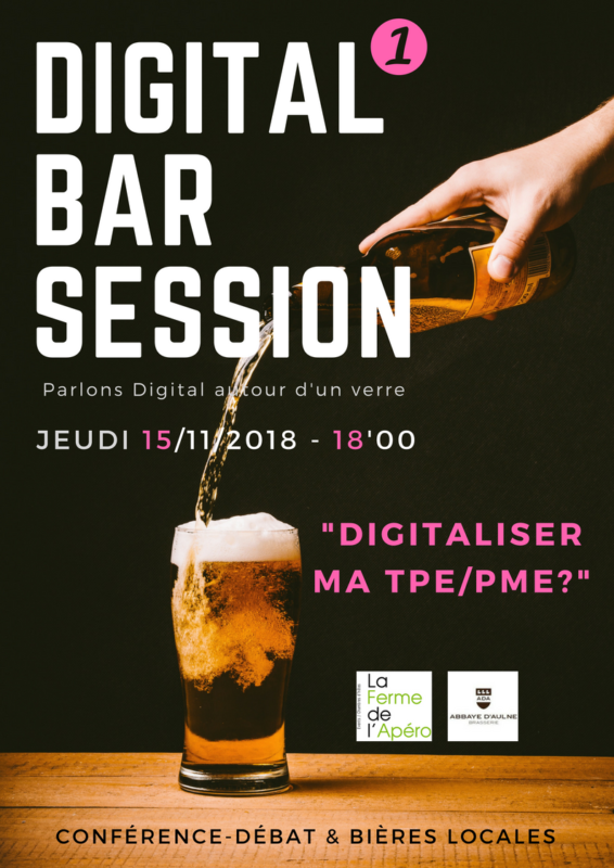 Affiche du Digital Bar Session à Thuin