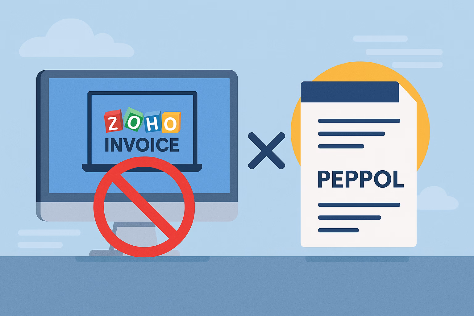 Zoho Invoice n’est pas Peppol compliant — ce qu’il faut savoir avant 2026