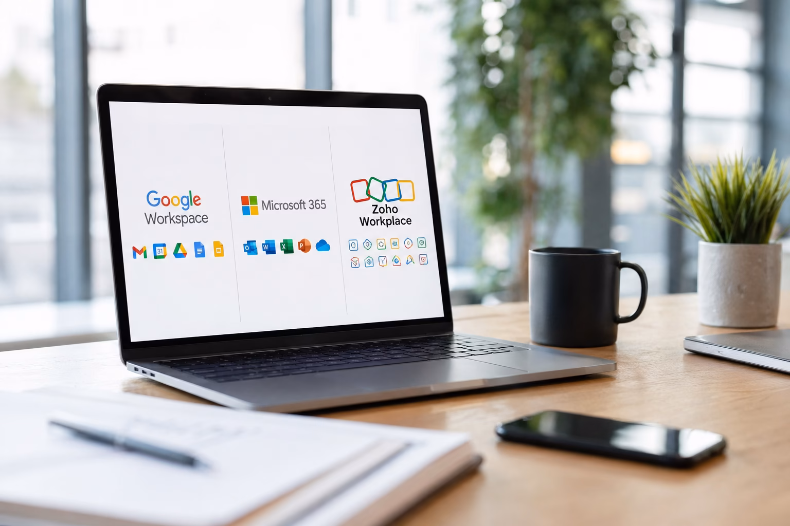 Google Workspace, Microsoft 365 ou Zoho Workplace : quel choix pour une TPE/PME ?