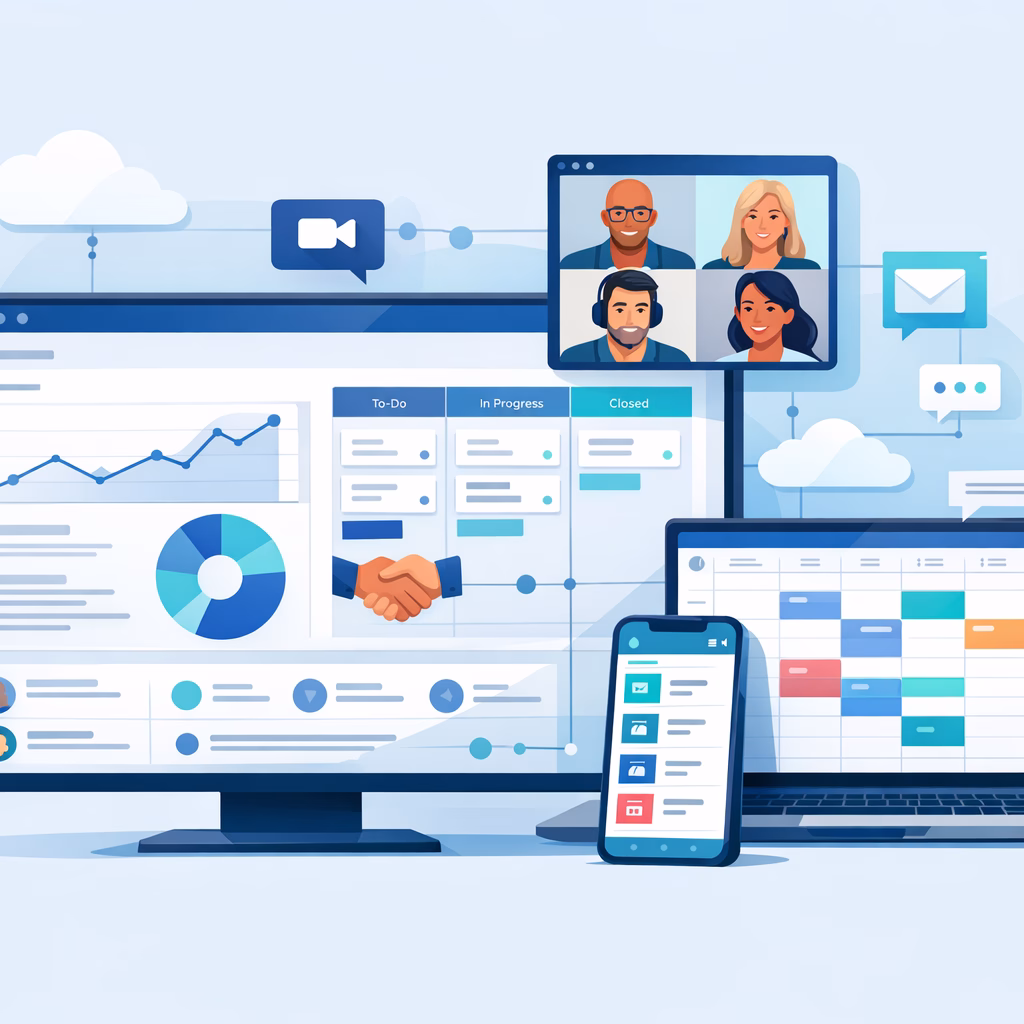 Microsoft Teams dans Zoho CRM : comment centraliser vos rendez-vous commerciaux sans friction