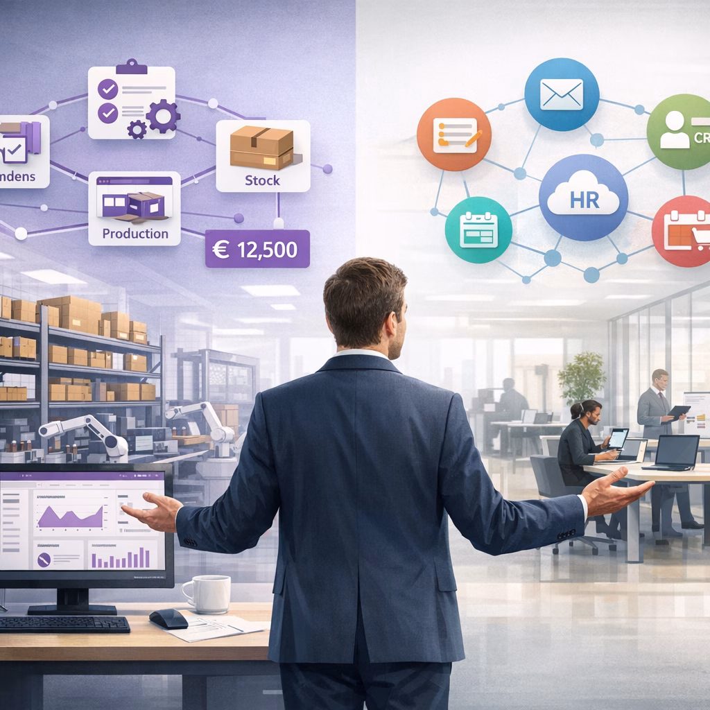 7 situations où je recommanderais Odoo plutôt que Zoho One