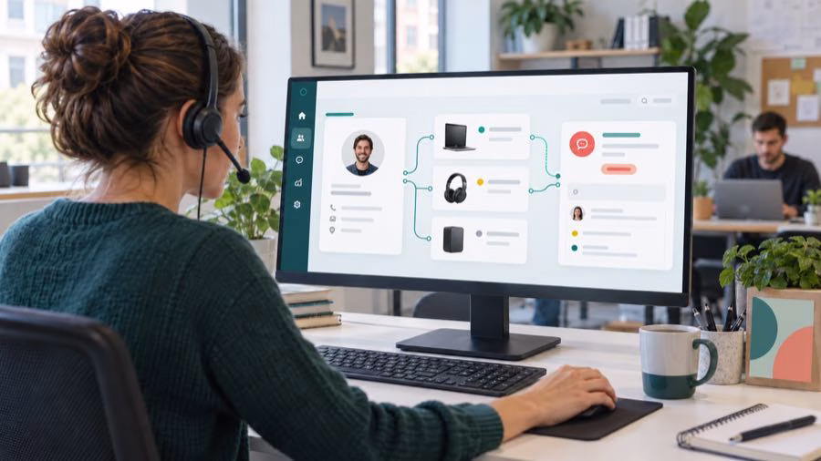 Zoho CRM et Zoho Desk synchronisent les associations client-produit